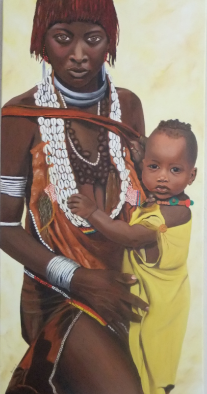 mère et enfant éthiopiens