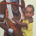 mère et enfant éthiopiens