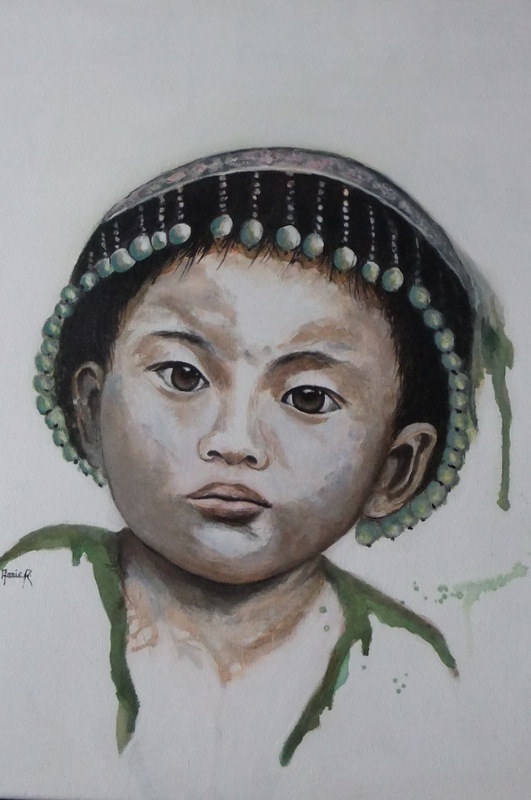 enfant laotien